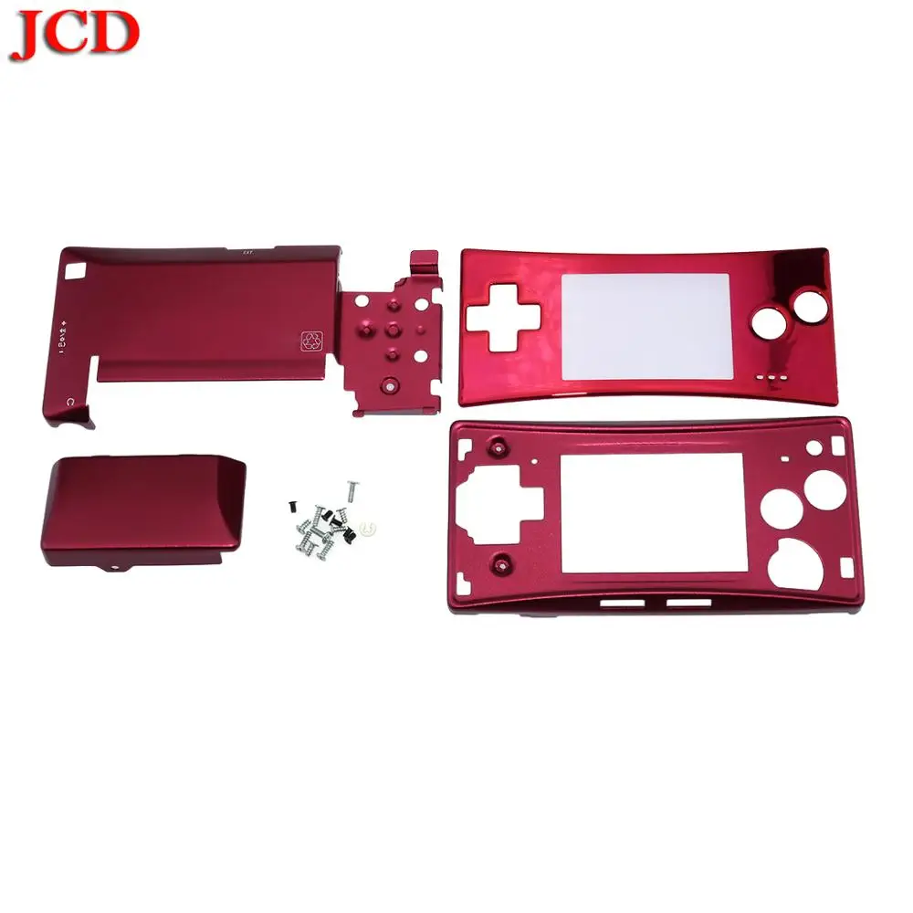 JCD корпус оболочки пакет для nintendo чехол Ремонт Часть для GameBoy для микро лицевой панели Передняя Задняя крышка w/Винты