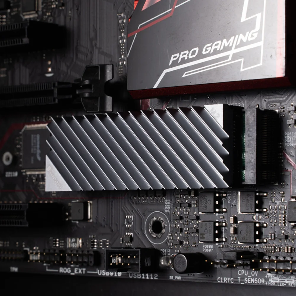M.2 2280 SSD жесткий диск алюминиевый радиатор с тепловой прокладкой для DesktopPC