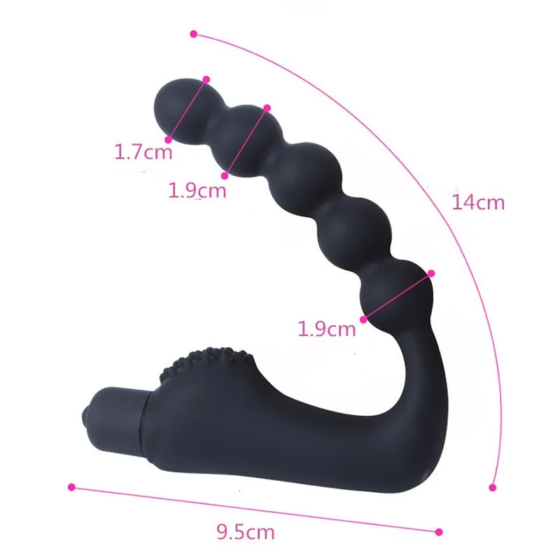 Silicone 10 Speed Vibrating Anal Plug Prostate Massager Anal Vibrator Sex Toys for Men Anal Beads Butt Plug Sex Products13