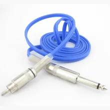 Pro RCA подключения силиконовые 6 футов татуировки питания Клип шнур питания-синий TCC15-6D