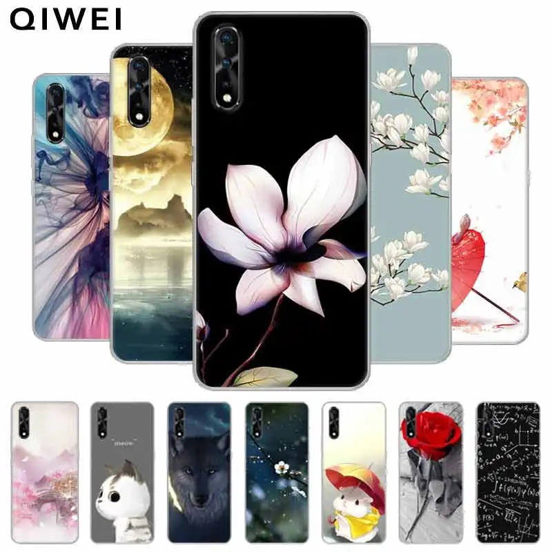 Мягкий ТПУ чехол для vivo V17 Neo s 6 38 ''мультяшная живопись силиконовый телефона