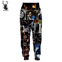 Bob Marley/белые брюки, мужские брюки с 3d принтом, модный спортивный костюм для бега, спортивные штаны, удобные, унисекс, в стиле рок, хип-хоп, уличная одежда для мужчин, P09