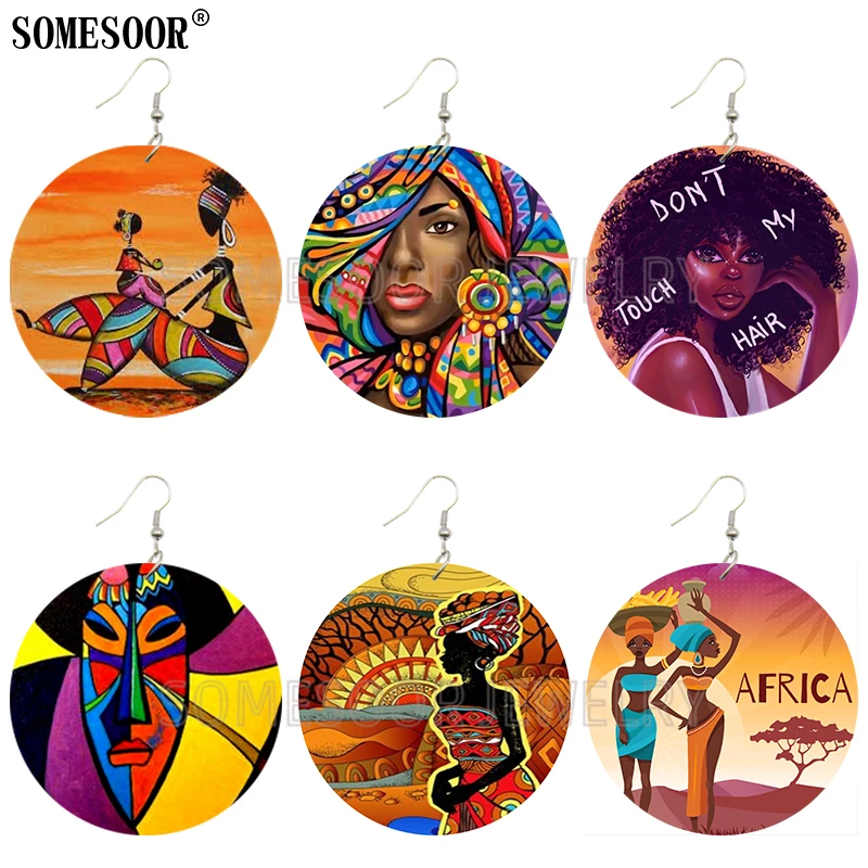 Tanio SOMESOOR kolorowe makijaż twarzy obrazy afrykańskie etos podwójne strony sklep