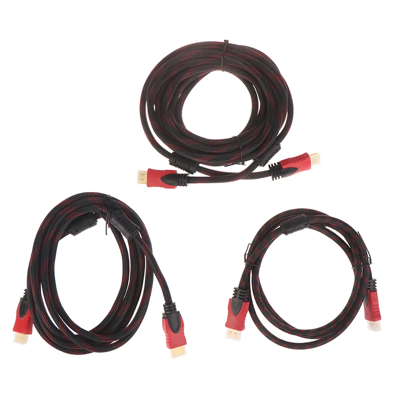 Тонкий Высокоскоростной HDMI кабель позолоченное соединение с цифровым кабелем