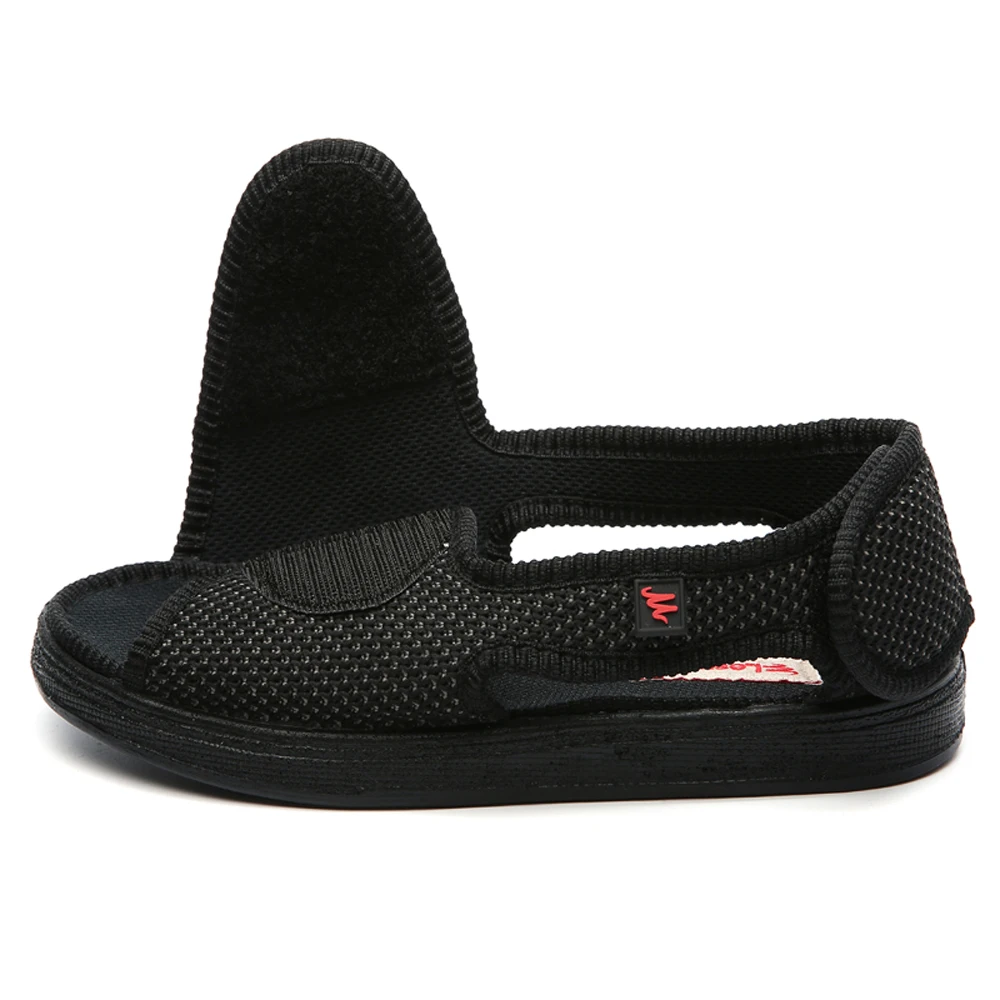 Lesvago Extra Wide Width Adjustable Diabetic Edema Slippers， Fat Swollen  Feet Walking Shoes Indoor/outdoor Orthopedic Sandals - Men's Vulcanize Shoes  - AliExpress