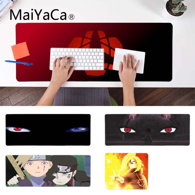 MaiYaCa крутой персонализированный Модный Аниме Наруто компьютерная игровая мышь коврики резиновая мышь прочный коврик для мыши на стол