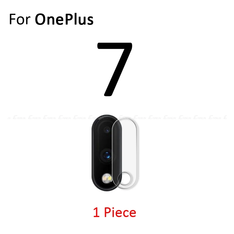 For OnePlus 7 Прозрачная защитная пленка для задней камеры из закаленного стекла для One Plus OnePlus 7 7T Pro 5G 6T 5 2 3T 3 X A6010 - Цвет: For OnePlus 7