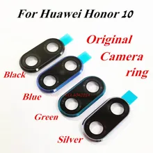 Оригинальная рамка для камеры со стеклянным объективом гибкий кабель для huawei Honor 10 камера кольцо чехол Чехол для стеклянных линз запасные части