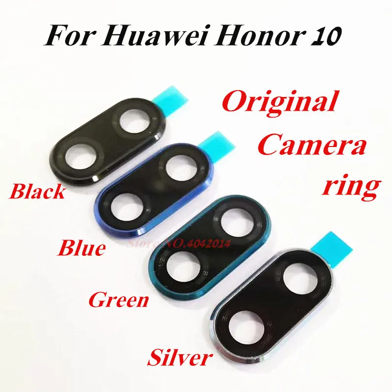 

Original Camera Frame with Glass lens Flex cable For Huawei Honor 10 Camera Ring Case cover Glass lens Replacement parts