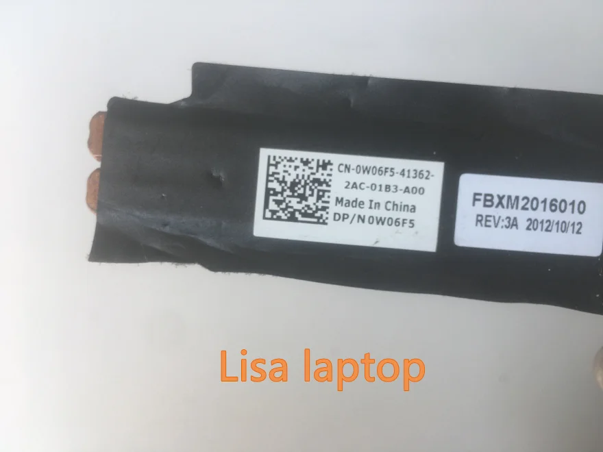 Для Dell M6500 ноутбук радиатор 0N7J57 и 0W06F5 и вентилятор охлаждения 0W227F