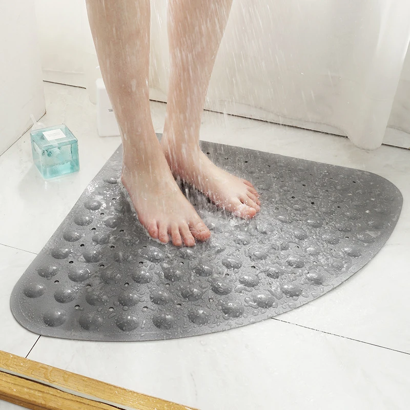 

54CM Anti-Slip Bath Mat Rubber Suction Shower Mat Foot Massage Pad Non-slip Toilet Bathroom Bathtub Mat Pads