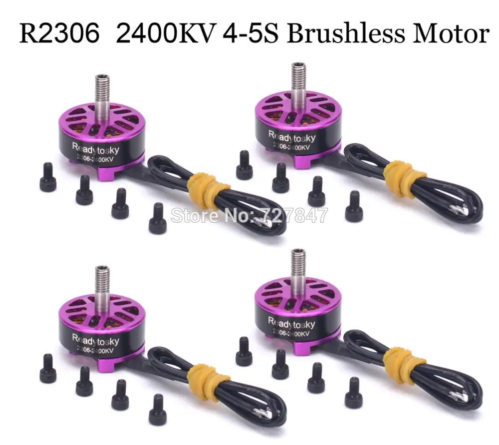 

R2306 2306 2400KV Brushless Motor CW CCW support 4-5S For FPV RC Drone Quadcopter Multirotor
