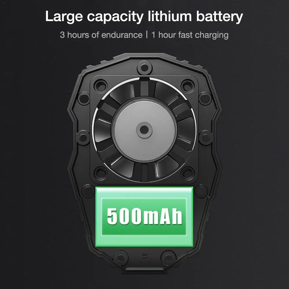  Mobile Phone Cooler for IPhone Xs Max Xs XR Silent Phone Radiator PUBG Controller Handle LED Light 