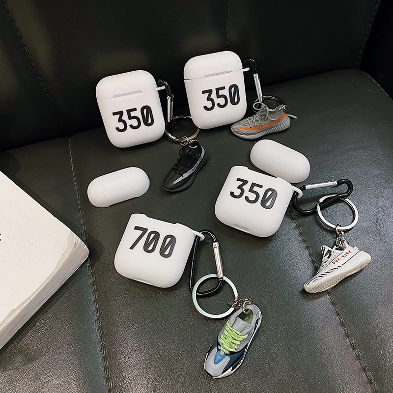 Лидер продаж 350 boost v2 700 Kanye Shoe модель силиконовый чехол для apple Airpods 1 2 Беспроводная Bluetooth гарнитура Защитная крышка для наушников