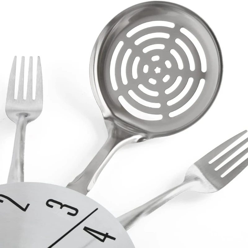 Large Kitchen Wall Clocks with Spoons and Forks Wall Clock Creativ Tableware Wall Clock wall clock