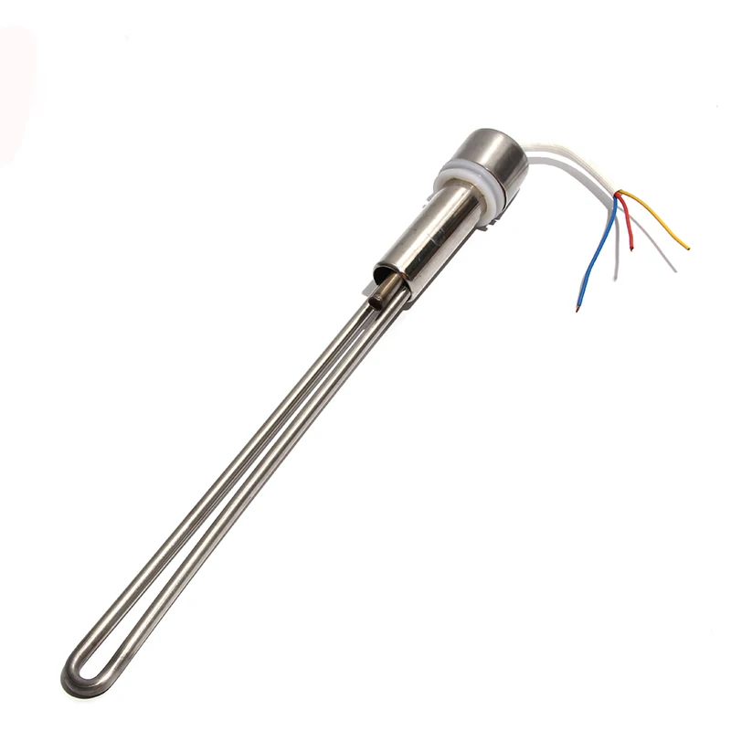 Water Heaters Parts Solar Electric Heating Element Pipe AC220V Straight  type 32CM Tube 1Thread Length 1500W - AliExpress