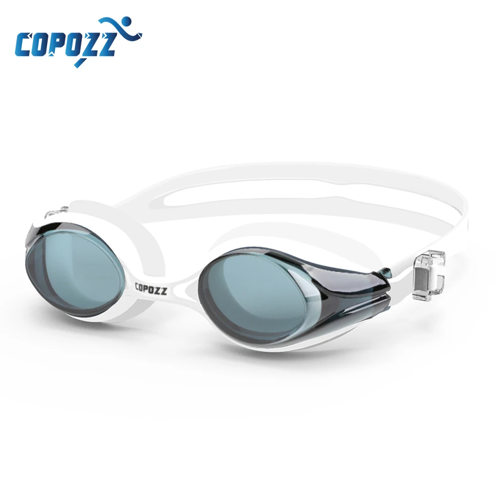 

Очки для плавания COPOZZ, профессиональные, водонепроницаемые, двойные, антизапотевающие, для мужчин и женщин, очки для плавания с чехлом