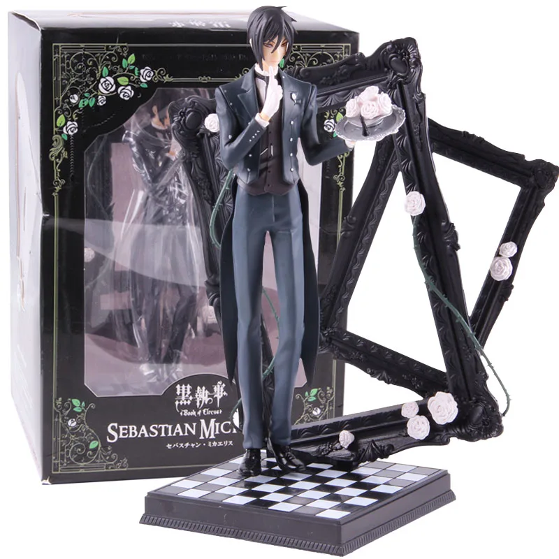 

Black Butler Book of Circus Black Butler Sebastian Michaelis Figures PVC Action Figure Collectible Model Toy 22cm