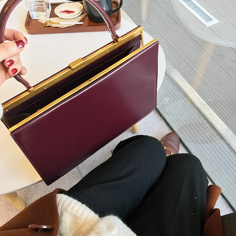 as mulheres moda envelope design luxo couro