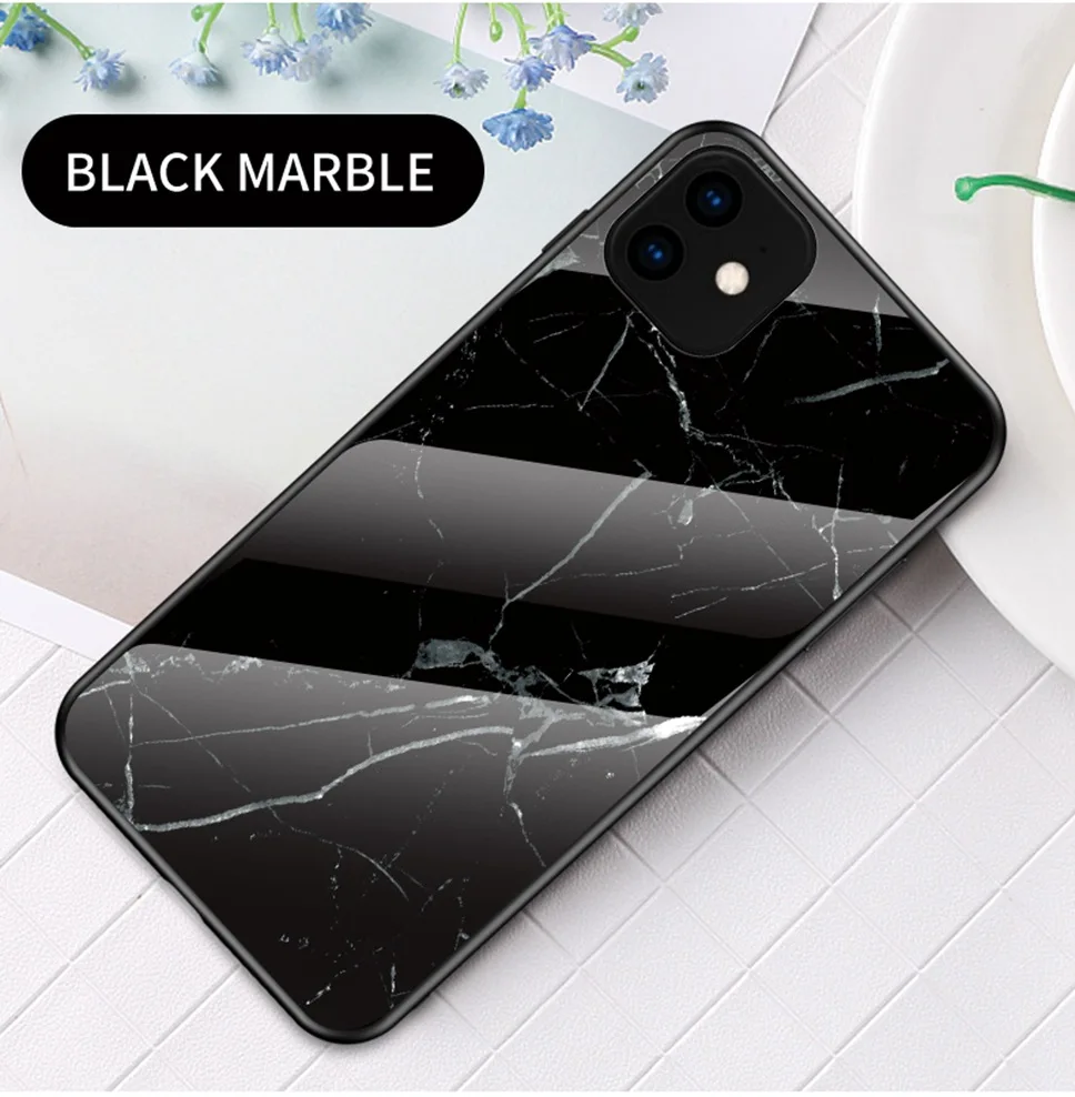 Luxury Tempered Glass Case for iPhone 11 Pro Max XS XR X Coque iphone11 Cover Phone Case for iPhone 11 Pro 5 5s SE 6s 6 7 8 Plus (18)