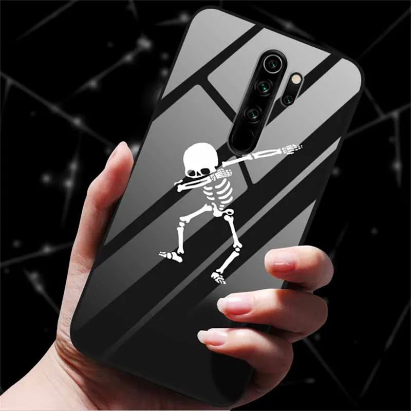 meizu phone case with stones lock Glass Back Cover For Meizu Note 8 Case Hard Tempered Glass Case For Meizu X8 V8 Pro Note 8 Phone Case Cover Note8 Soft Bumper meizu phone case with stones craft Cases For Meizu