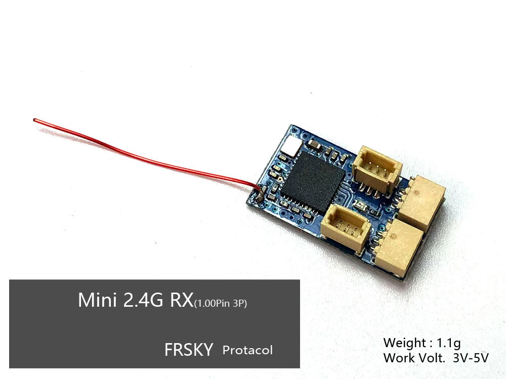 Микроприемник Dsm2 DsmX Flysky Frsky s-приемник FHSS с 1,00 контактным штекером, интегрированный с регулировкой кисти для маленький радиоуправляемый самолет - Цвет: 450 FRSKY