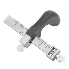 Profissional Cortador De Correia de Couro Mão Corte De Gadgets Diárias Durabilidade Sorteio Calibre Ferramentas Leathercraft Ferramenta Casa Artesanato