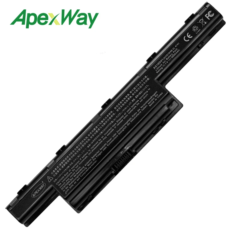 Аккумулятор ApexWay AS10D AS10D31 AS10D41 AS10D51 AS10D61 AS10D71 AS10D81 AS10G31 AS10D73 AS10D75 для Acer Aspire 4741 4741G