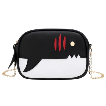 

Mini Small Crossbody Handbag Women Little White Shark Cute Shoulder Bag Simple Design Luxury Chain Handbag for Women 2020