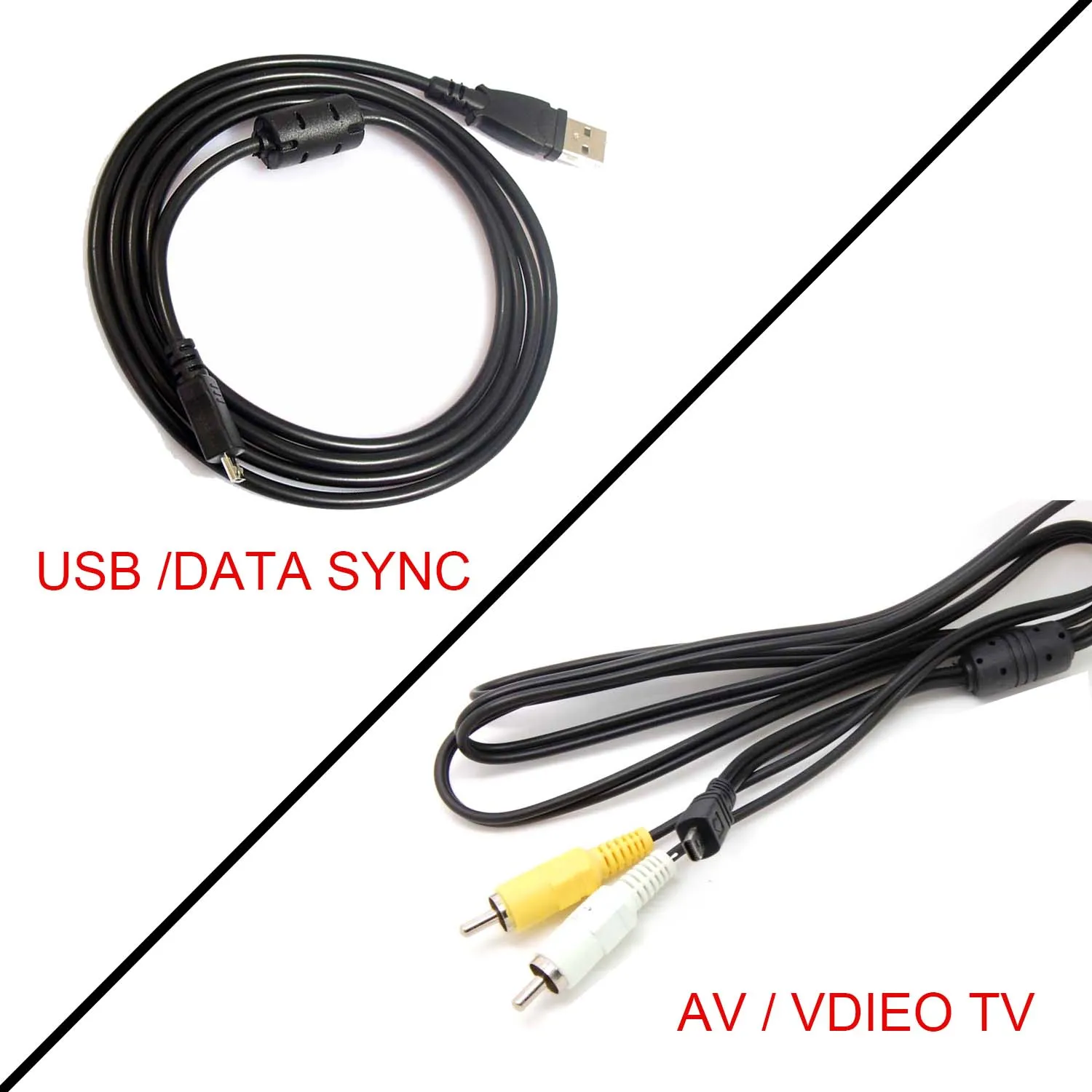 USB&AV TV CABLE for PANASONIC LUMIX DMC FZ15 FZ18 FZ20 FZ3 FZ30 FZ4 FZ5