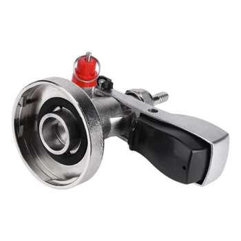 

G Type Handle Keg Coupler Draft Beer Dispenser For Home Wine Brew+Air Valve