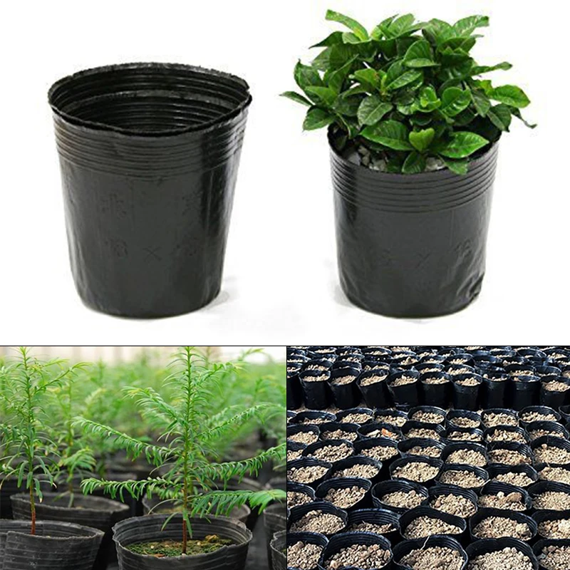 Растения садовая теплица для растений комнатные горшки кассеты для рассады 5 размер круглые семена цветов сеяющий горшок для выращивания дома садовый горшок 100 шт