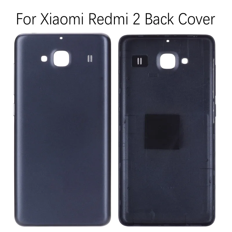 Задний корпус для Xiaomi Redmi 2 задняя крышка Батарейная дверь с кнопкой питания для Redmi 2 запасные части