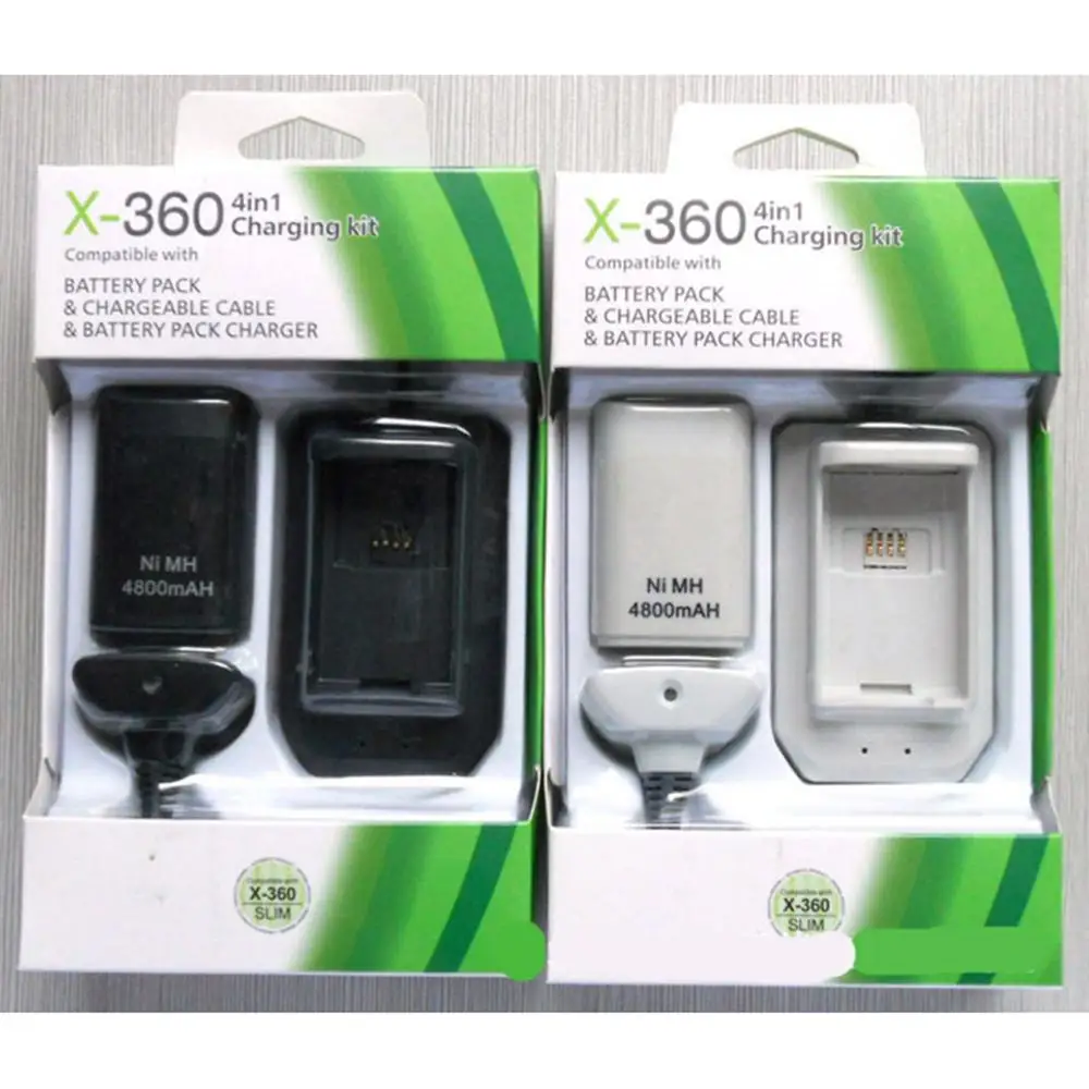 Комплект для зарядки аккумулятор и зарядное устройство геймпада Xbox 360 |