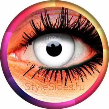 

Карнавальные линзы Белые