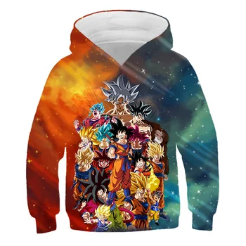 

Dragon ball Z vegeta Print 3D Sweatshirt boy Harajuku goku Hoodie Hip Hop 2020 autumn and winter fashion Hooded hot sale Hoodies