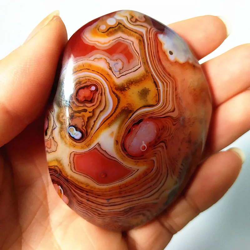 Natural stone Sardonyx agate palm stones playthings small and crystals healing | Дом и сад