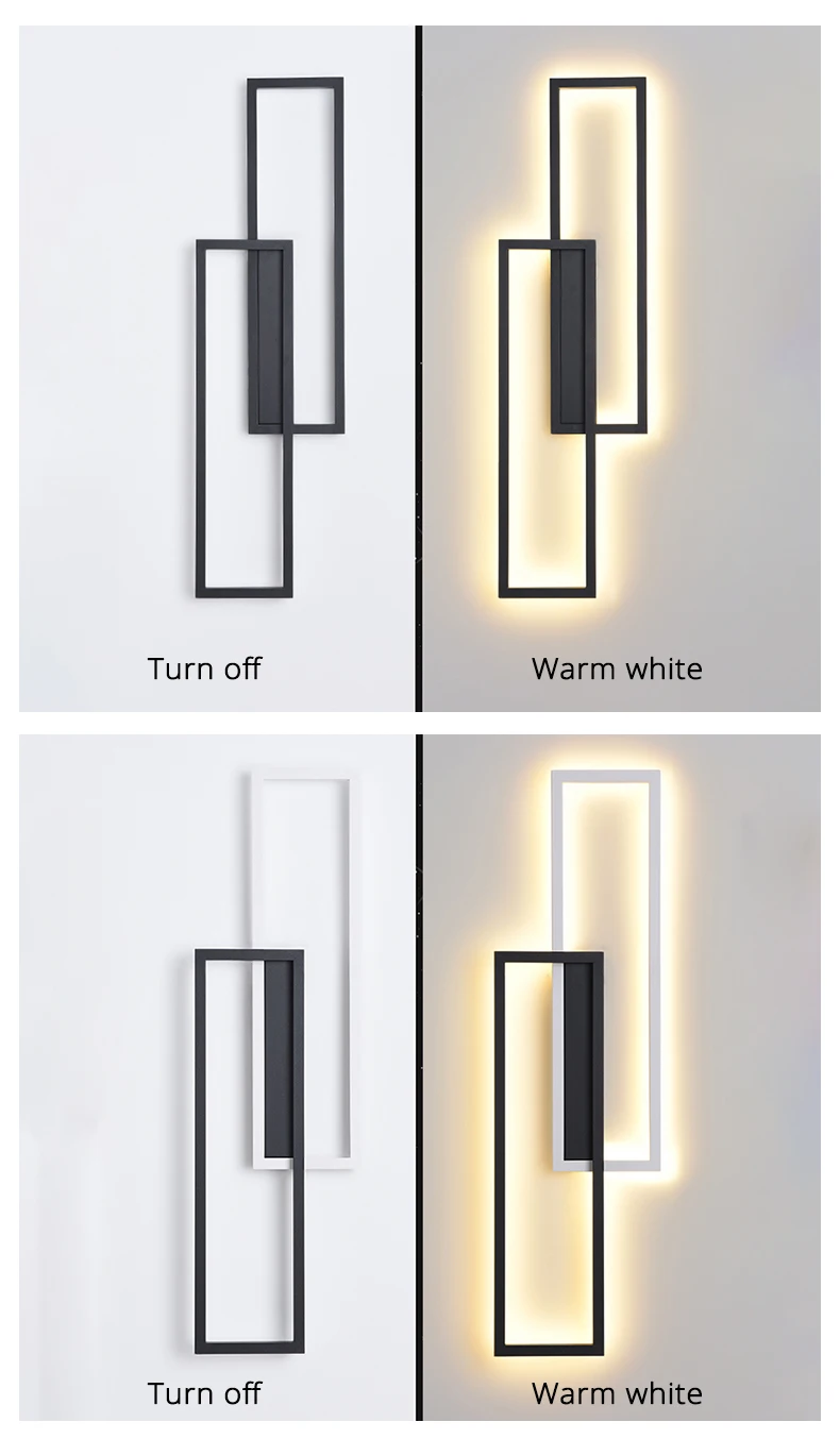 Nordic Minimalist New Modern LED Wall Lights Living Study Room Bedroom Bedside Aisle Stairs Kitchen Flats Lamps Indoor Lighting