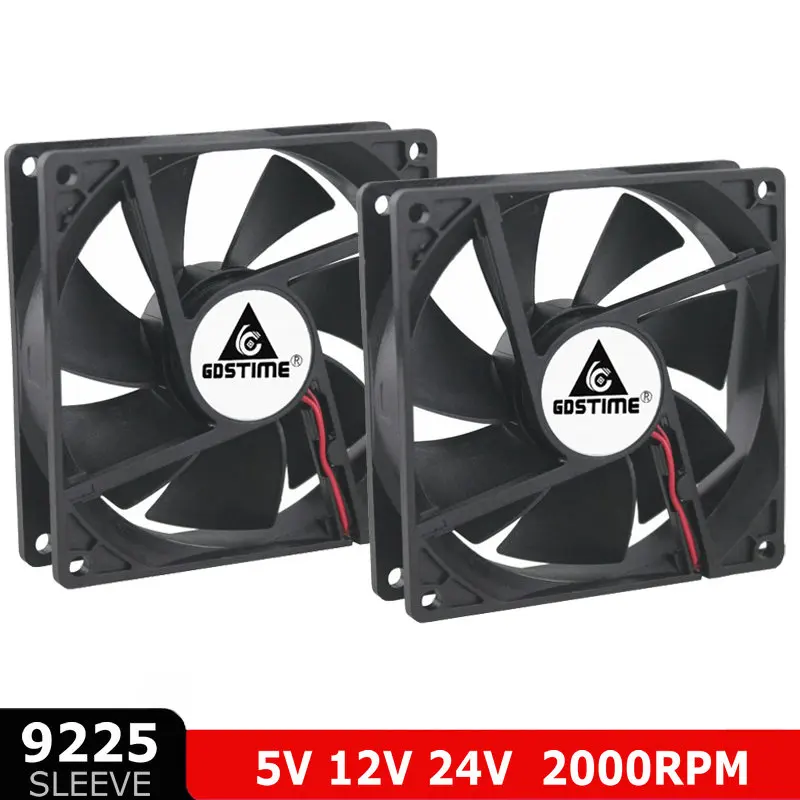 Brand New for delta AUB0924VH 9225 DCC 24V 0.40A 3800RPM 81.5CFM axial server inverter cooling fan