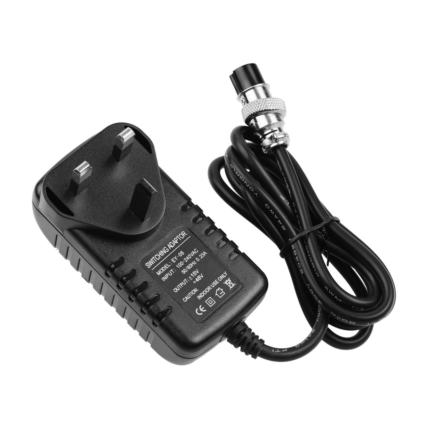 Mixing Console Mixer Power Supply AC Adapter 15V 230mA Universal 4-Pin Round Connector for 16 Channels or below Mixing Consoles