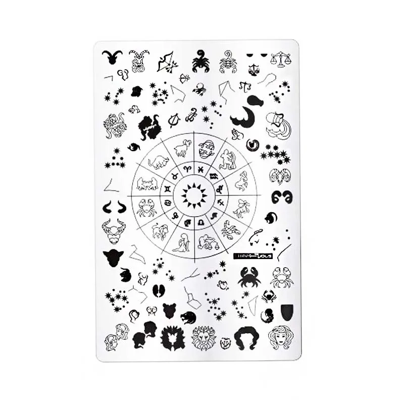 9.5*14.5cm Dream Catch Template Nail Art Polish Stamping Plates 3D Stencil For Nails stamp for Nails Stamping Polish - Цвет: zjoyplus12