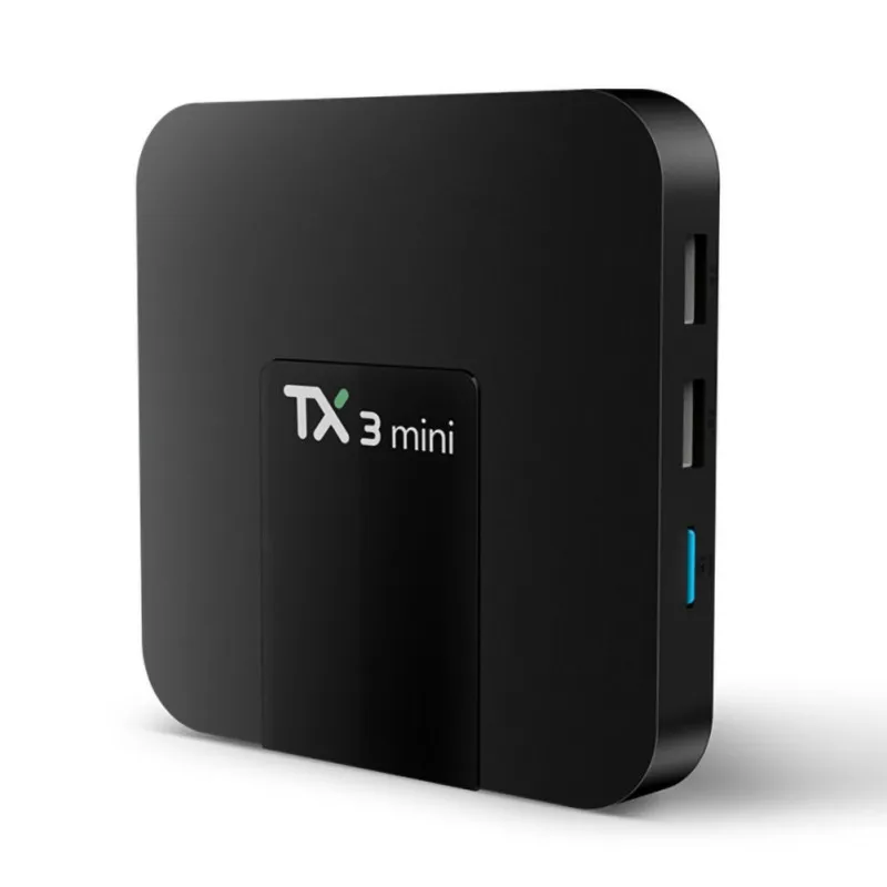 ТВ-приставка для TX3 Mini Android 8,1 Smart tv H2.65 IP tv 4K телеприставка ТВ приставка IP tv медиаплеер Amlogic S905W 2G 16G Tanix Box