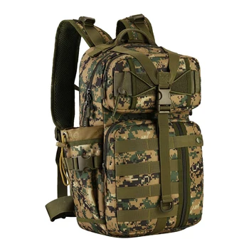 

Outdoor Molle Backpack Hydration Pack Bug Out Bag for Camping Hiking Trekking Rucksacks Waterproof 30L