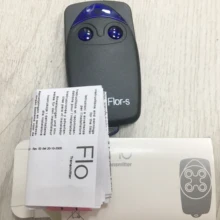 1 шт. Flor-s совместимый плавающий код пульт дистанционного управления 433 МГц барьер дистанционного гаражные ворота двери Flors управление Лер брелок