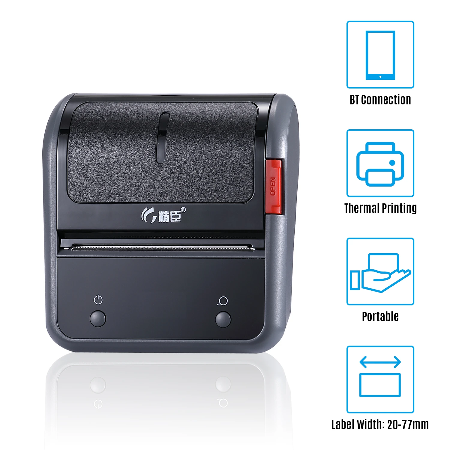 portable bluetooth label printer