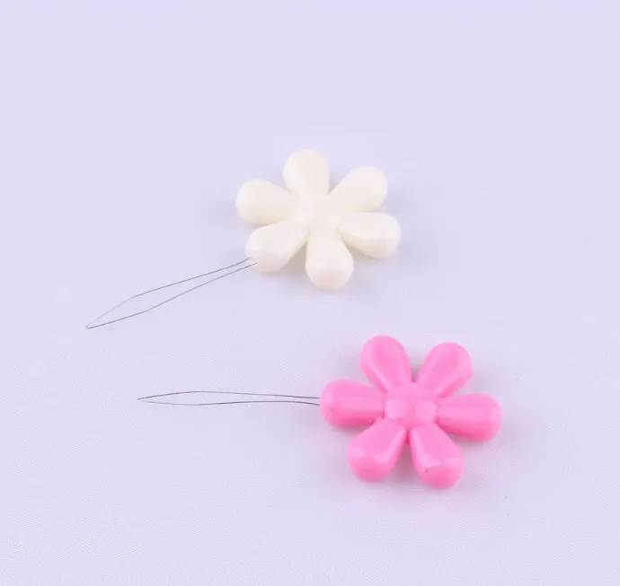manual flower shape needle threader threaders, thread guide easy to use 1