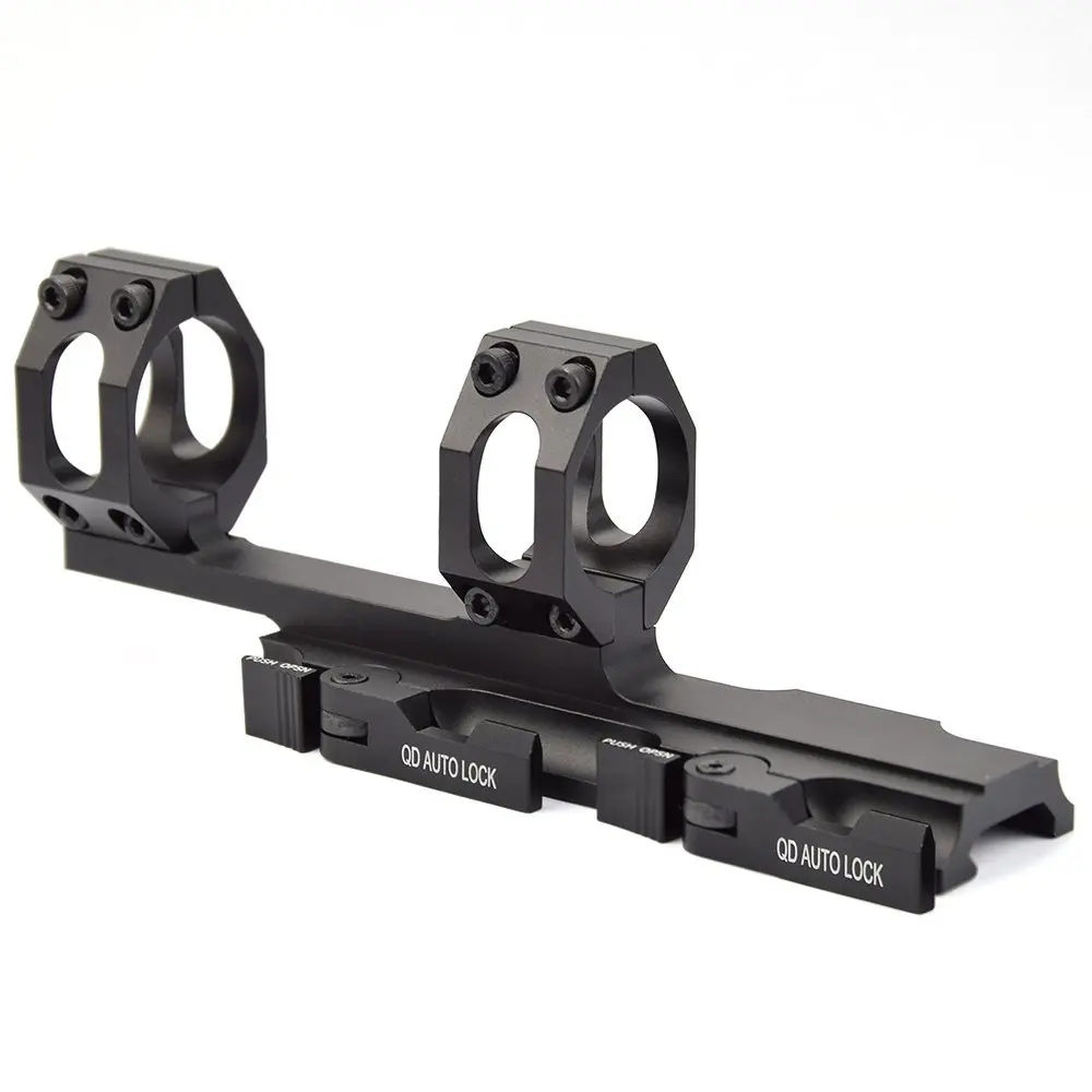QD Auto Quick Release Rifle Scope Mount Rings 30mm/25mm Cantilever for