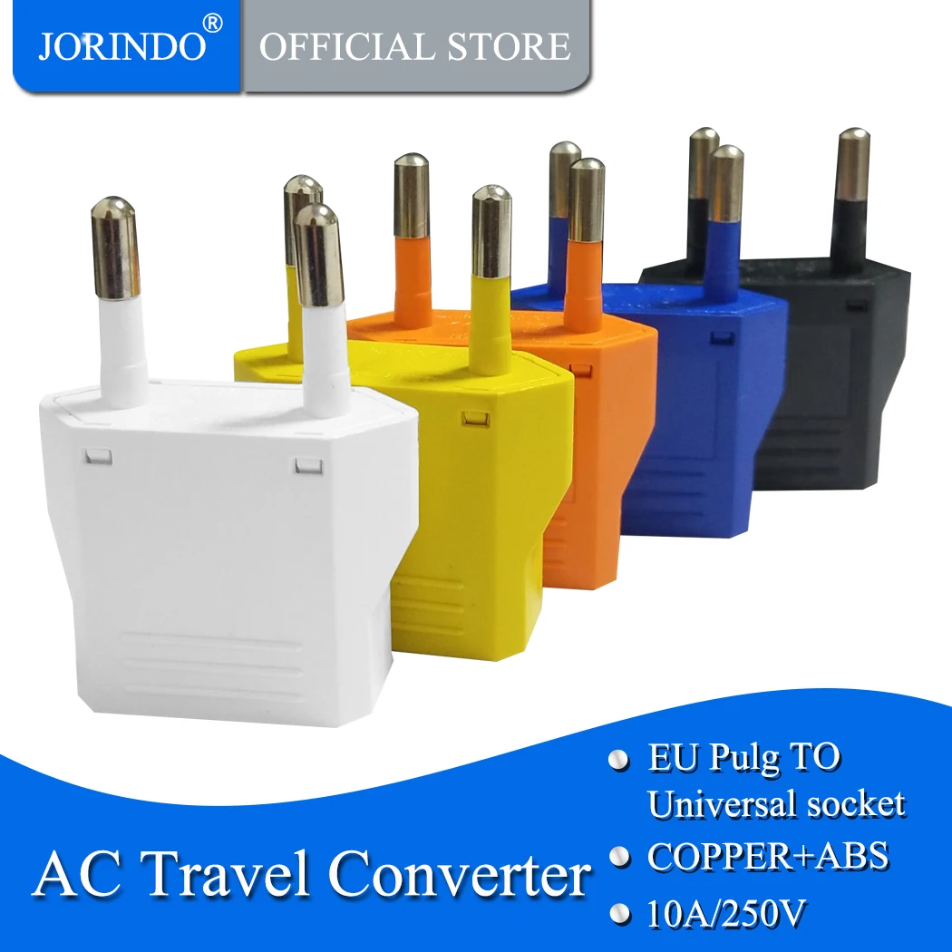 JORINDO EU European Plug Adapter American Japan US To EU Germany Euro