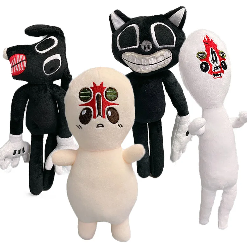 

White Pegatinas Plush Toy 30cm Horror Character Figures Siren Head Stuffed Animals Plushie Doll Toys for Kids Boys