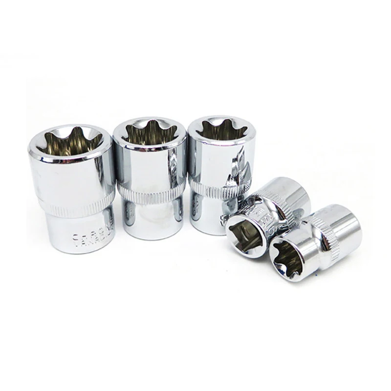 

14pcs/Set Hexagonal Plum Socket Wrenches Ratchet Sleeve Tool Repair Accessories Chrome Vanadium For Square Head Size Wrenches